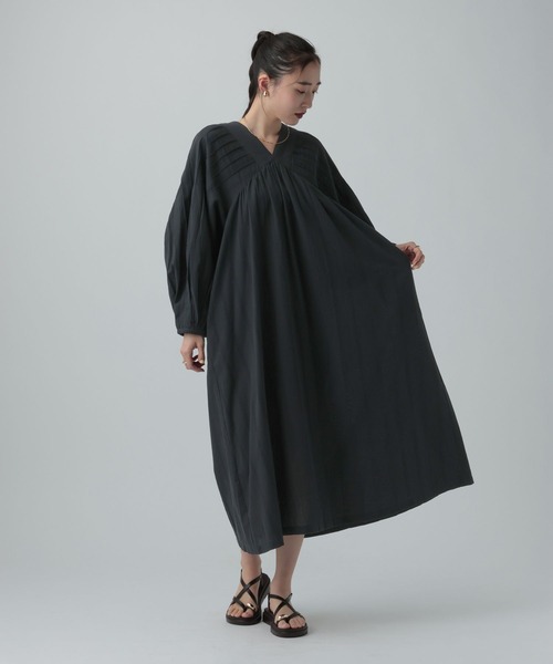 LEPSIM(レプシィム)の「ストライプリボンワンピース 634461(ワンピース・レディース・アイボリー/ブラック・FREE)」の6枚目の写真