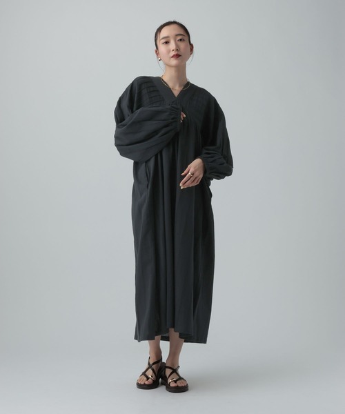 LEPSIM(レプシィム)の「ストライプリボンワンピース 634461(ワンピース・レディース・アイボリー/ブラック・FREE)」の7枚目の写真