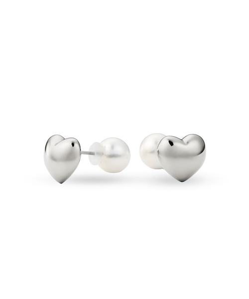 AFFECT(アフェクト)の「Pearl Pierced(Heart)(ピアス(両耳用)・レディース・シルバー/ゴールド・FREE)」の2枚目の写真
