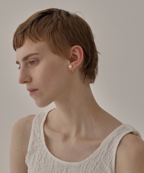 AFFECT(アフェクト)の「Pearl Pierced(Heart)(ピアス(両耳用)・レディース・シルバー/ゴールド・FREE)」の16枚目の写真