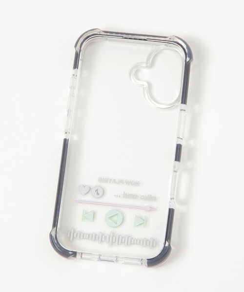niko and...(ニコアンド)の「Music Player風iPhoneケース(iPhone16)(スマホケース/カバー・レディース・ライトブルー/ブラック/オレンジ・0)」の4枚目の写真