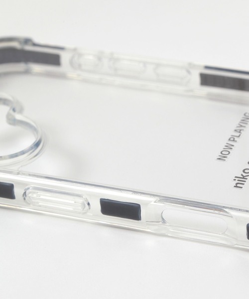 niko and...(ニコアンド)の「Music Player風iPhoneケース(iPhone16)(スマホケース/カバー・レディース・ライトブルー/ブラック/オレンジ・0)」の6枚目の写真