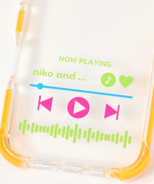 niko and...(ニコアンド)の「Music Player風iPhoneケース(iPhone16)(スマホケース/カバー・レディース・ライトブルー/ブラック/オレンジ・0)」の10枚目の写真