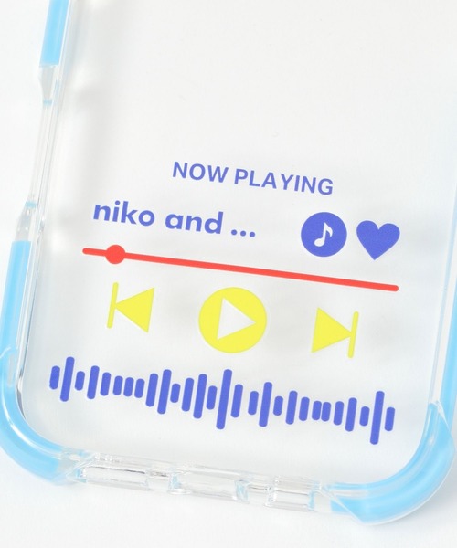 niko and...(ニコアンド)の「Music Player風iPhoneケース(iPhone16)(スマホケース/カバー・レディース・ライトブルー/ブラック/オレンジ・0)」の11枚目の写真