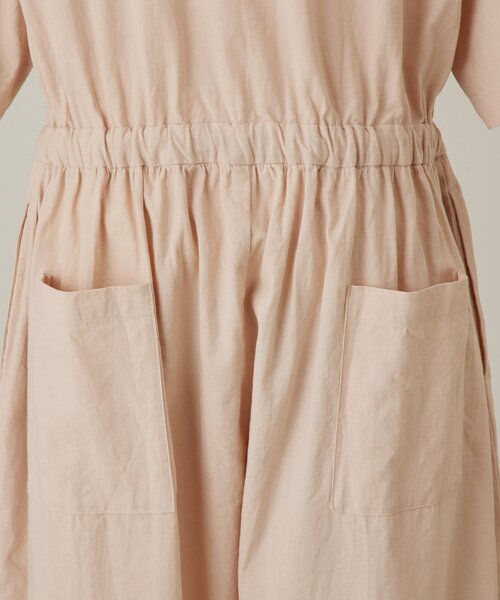 BEARDSLEY（ビアズリー）の「リネンツナギ（サロペット/オーバーオール・レディース・ブラック/ピンク・FREE）」の17枚目の写真