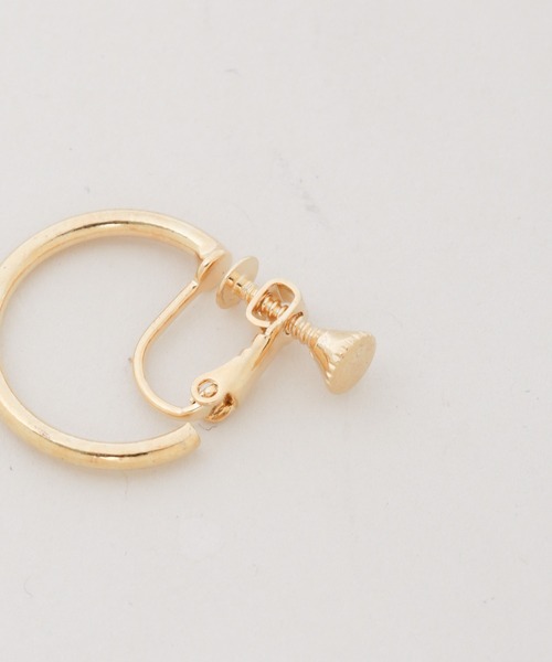 NANO universe（ナノユニバース）の「フープイヤリング（イヤリング・レディース・シルバー/ゴールド・F）」の6枚目の写真