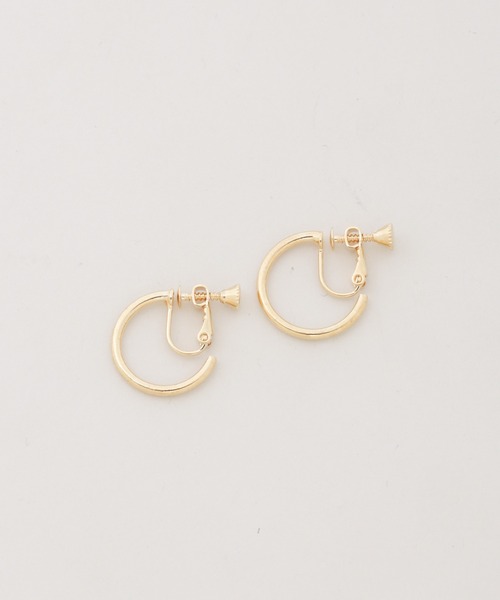 NANO universe（ナノユニバース）の「フープイヤリング（イヤリング・レディース・シルバー/ゴールド・F）」の4枚目の写真