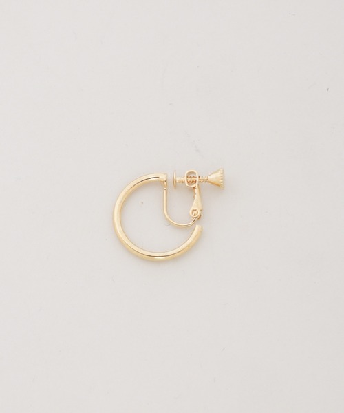 NANO universe（ナノユニバース）の「フープイヤリング（イヤリング・レディース・シルバー/ゴールド・F）」の5枚目の写真