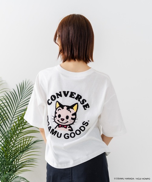 CONVERSE(コンバース)の「【CONVERSE/コンバース】【着るだけでコーディネートの主役に!】CONVERSE×OSAMUGOODS 天竺 CAT サガラ刺繍Tシャツ キャラクター カジュアル レトロポップ ギフト(Tシャツ/カットソー・レディース・ホワイト/ブラック・MEDIUM/LARGE)」の22枚目の写真