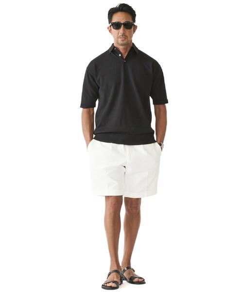 DRESSTERIOR(ドレステリア)の「【干場義雅×DRESSTERIOR/再入荷】ウォッシャブル ニットポロシャツ(ニット/セーター・メンズ・ブルー系その他/ブラック・90/91/92/94)」の4枚目の写真
