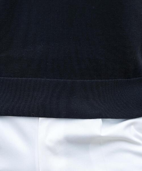 DRESSTERIOR(ドレステリア)の「【干場義雅×DRESSTERIOR/再入荷】ウォッシャブル ニットポロシャツ(ニット/セーター・メンズ・ブルー系その他/ブラック・90/91/92/94)」の14枚目の写真