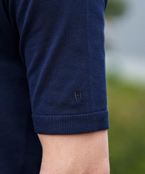 DRESSTERIOR(ドレステリア)の「【干場義雅×DRESSTERIOR/再入荷】ウォッシャブル ニットポロシャツ(ニット/セーター・メンズ・ブルー系その他/ブラック・90/91/92/94)」の21枚目の写真