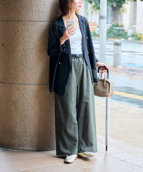 FREAK'S STORE(フリークスストア)の「限定展開 <UVカット・接触冷感・吸水速乾>AiRide(エアライド) クライミング ロングパンツ(その他パンツ・レディース・ブラック/オリーブ/ベージュ/ネイビー/ブラウン・SMALL/MEDIUM)」の21枚目の写真