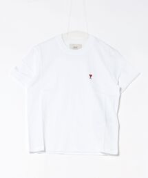 AMI Alexandre Mattiussi（アミアレクサンドルマテュッシ）の「【Ami Paris】オーガニックコットンTシャツ　ユニセックス　半袖Tシャツ（Tシャツ/カットソー）」