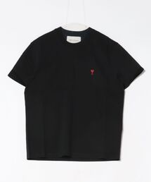 【Ami Paris】オーガニックコットンTシャツ　ユニセックス　半袖Tシャツ