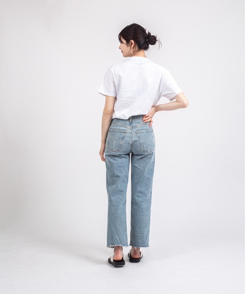 AMI Alexandre Mattiussi(アミアレクサンドルマテュッシ)の「【Ami Paris】オーガニックコットンTシャツ ユニセックス 半袖Tシャツ(Tシャツ/カットソー・レディース・ホワイト/ブラック・S/M/L/XL/XS/XXS)」の5枚目の写真