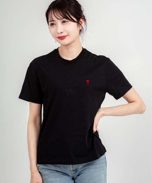 セール】【Ami Paris】オーガニックコットンTシャツ ユニセックス 半袖