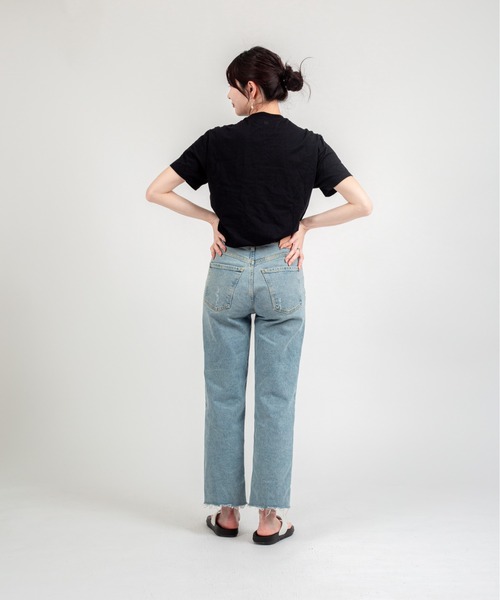 AMI Alexandre Mattiussi(アミアレクサンドルマテュッシ)の「【Ami Paris】オーガニックコットンTシャツ ユニセックス 半袖Tシャツ(Tシャツ/カットソー・レディース・ホワイト/ブラック・S/M/L/XL/XS/XXS)」の9枚目の写真