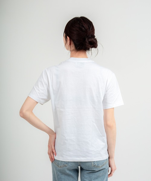 AMI Alexandre Mattiussi(アミアレクサンドルマテュッシ)の「【Ami Paris】オーガニックコットンTシャツ ユニセックス 半袖Tシャツ(Tシャツ/カットソー・レディース・ホワイト/ブラック・S/M/L/XL/XS/XXS)」の16枚目の写真