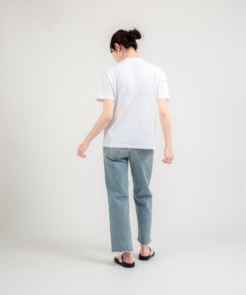 AMI Alexandre Mattiussi(アミアレクサンドルマテュッシ)の「【Ami Paris】オーガニックコットンTシャツ ユニセックス 半袖Tシャツ(Tシャツ/カットソー・レディース・ホワイト/ブラック・S/M/L/XL/XS/XXS)」の18枚目の写真