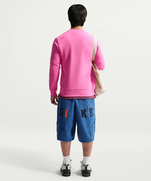 NIKE（ナイキ）の「ナイキ スポーツウェア クラブ メンズ フレンチ テリー クルーネック スウェットシャツ / Nike Sportswear Club Men's French Terry Crew-Neck Sweatshirt IF0698-684 Pinksicle（スウェット・メンズ・ピンク・2XL/XL/L/M/S）」の5枚目の写真