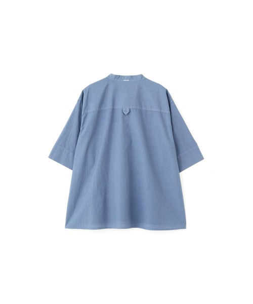 MHL.（エムエイチエル）の「COTTON RAMIE POPLIN（シャツ/ブラウス・レディース・ホワイト/ブルー/オレンジ・1/2）」の10枚目の写真