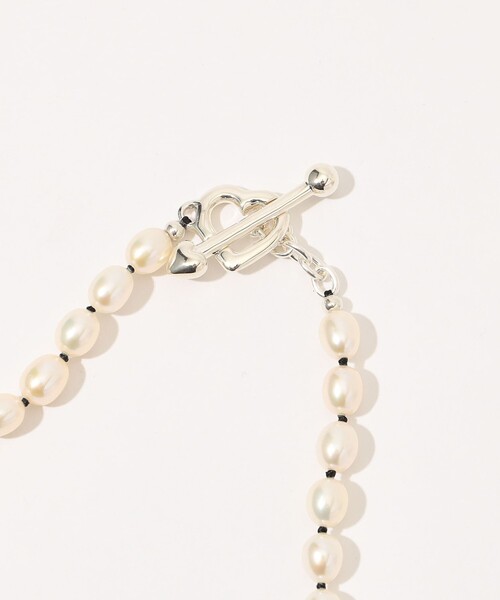 TOMORROWLAND （トゥモローランド）の「PALA RICE PEARL+HEART パールネックレス（ネックレス・レディース・ホワイト系その他・FREE）」の2枚目の写真