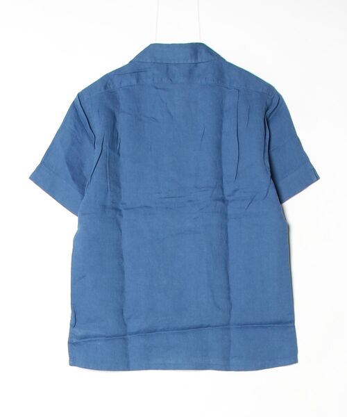 POLO RALPH LAUREN(ポロ ラルフ ローレン)の「クラシック フィット リネン キャンプ シャツ(シャツ/ブラウス・メンズ・ブルー・L/M/S/XS/XL/XXL)」の8枚目の写真