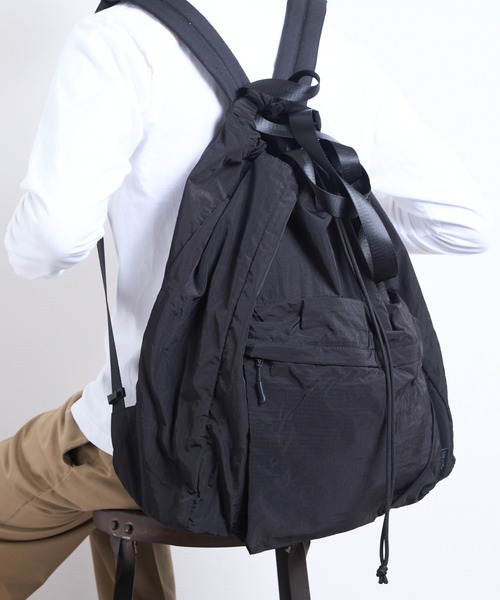 NoiR/ノアール(ノアール)の「NoiR:Light daypack(バックパック/リュック・メンズ・ブラック系その他/ブラック・FREE)」の2枚目の写真