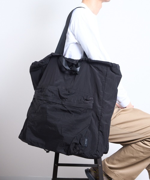 NoiR/ノアール(ノアール)の「NoiR:Light daypack(バックパック/リュック・メンズ・ブラック系その他/ブラック・FREE)」の6枚目の写真