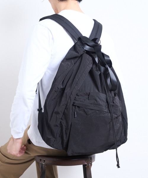 NoiR/ノアール(ノアール)の「NoiR:Light daypack(バックパック/リュック・メンズ・ブラック系その他/ブラック・FREE)」の4枚目の写真