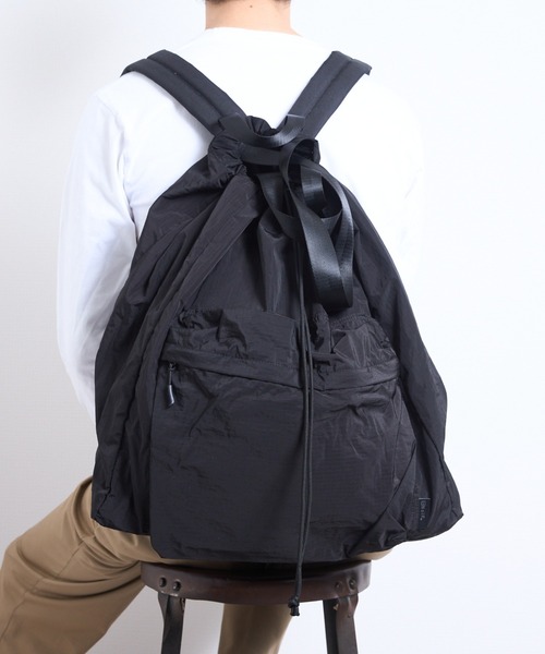 NoiR/ノアール(ノアール)の「NoiR:Light daypack(バックパック/リュック・メンズ・ブラック系その他/ブラック・FREE)」の3枚目の写真