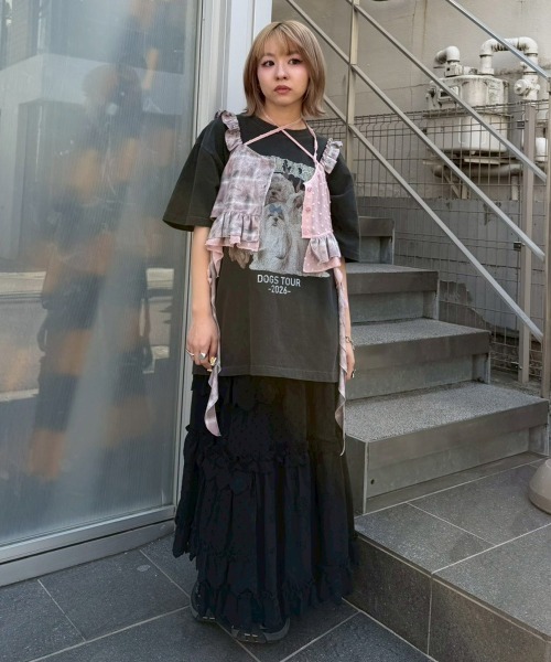 Candy Stripper(キャンディストリッパー)の「SHIH TZU METAL Tシャツ(Tシャツ/カットソー・レディース・ブラック/ライトブルー/オフホワイト・FREE)」の18枚目の写真