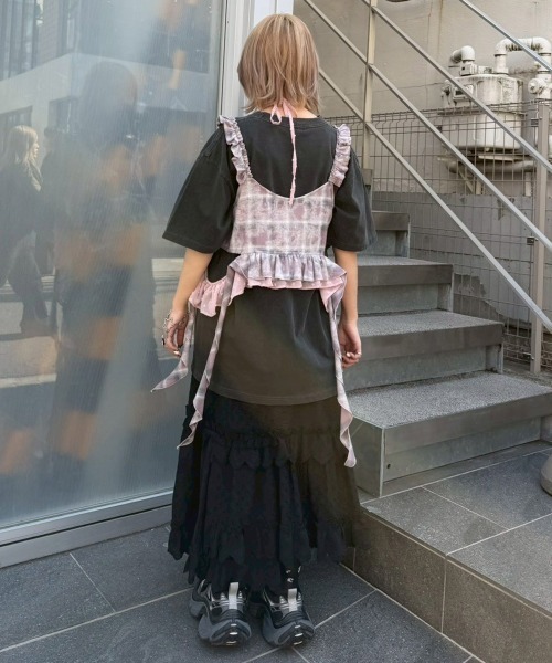 Candy Stripper(キャンディストリッパー)の「SHIH TZU METAL Tシャツ(Tシャツ/カットソー・レディース・ブラック/ライトブルー/オフホワイト・FREE)」の19枚目の写真