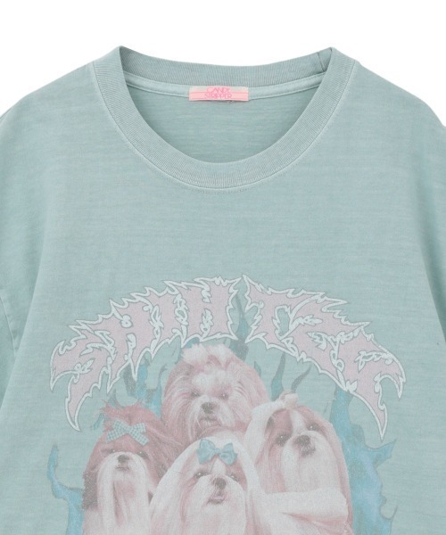 Candy Stripper(キャンディストリッパー)の「SHIH TZU METAL Tシャツ(Tシャツ/カットソー・レディース・ブラック/ライトブルー/オフホワイト・FREE)」の22枚目の写真