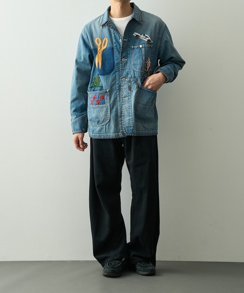 KHOKI(コッキ)の「【KHOKI/コッキ】3D Cutting Sweat Pants(スウェットパンツ・メンズ・ブラック/オフホワイト・1/2)」の5枚目の写真