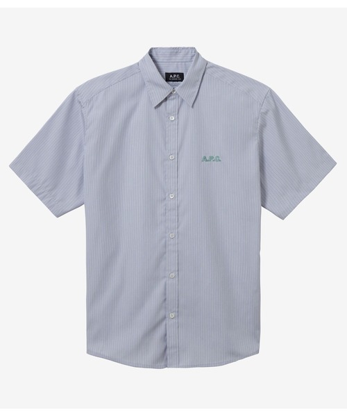 A.P.C.(アーペーセー)の「CHEMISETTE PAUL(シャツ/ブラウス・メンズ・ブルー/ブルー系その他・S/M/L/XS)」の1枚目の写真