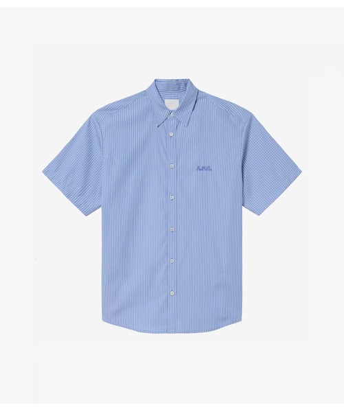A.P.C.(アーペーセー)の「CHEMISETTE PAUL(シャツ/ブラウス・メンズ・ブルー/ブルー系その他・S/M/L/XS)」の2枚目の写真