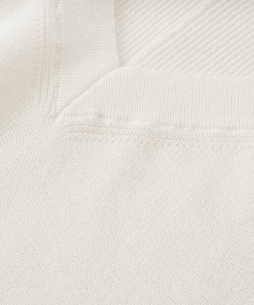 RIVE DROITE(リヴドロワ)の「【セットアップ可能】ギマコットン片畦Vネックニット(ニット/セーター・レディース・イエロー/ブラック/オフホワイト/モカ・FREE)」の16枚目の写真