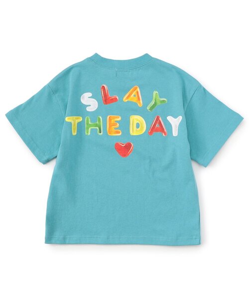 BREEZE(ブリーズ)の「【WEB限定】バックプリント半袖Tシャツ(Tシャツ/カットソー・キッズ・イエロー/レッド/サックスブルー/オフホワイト/ブラック/グレー・110/100/90/140/130/120/160/80/150)」の5枚目の写真