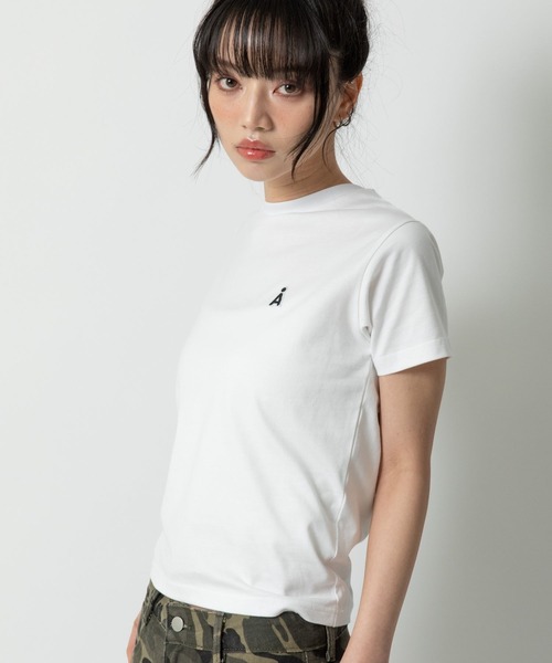 ALAND（エーランド）の「【UNISEX】ALAND／AロゴワッペンTシャツ（Tシャツ/カットソー・レディース・ブラック/ネイビー/グレー/ホワイト/ライトブルー/ピンク・LARGE/SMALL/MEDIUM）」の18枚目の写真
