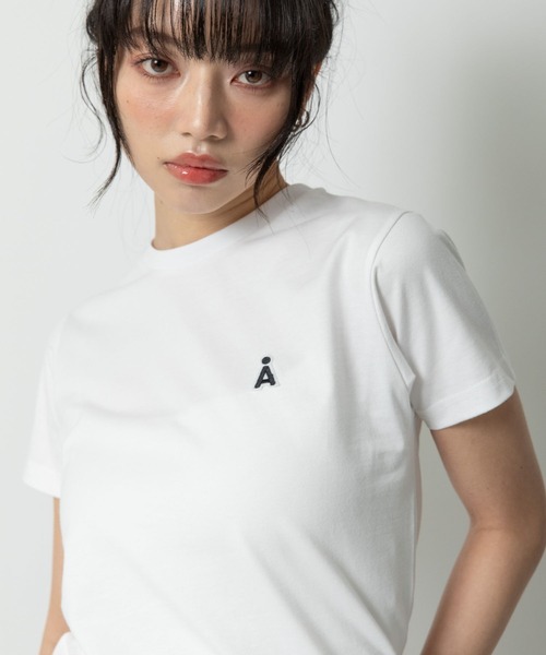 ALAND（エーランド）の「【UNISEX】ALAND／AロゴワッペンTシャツ（Tシャツ/カットソー・レディース・ブラック/ネイビー/グレー/ホワイト/ライトブルー/ピンク・LARGE/SMALL/MEDIUM）」の19枚目の写真