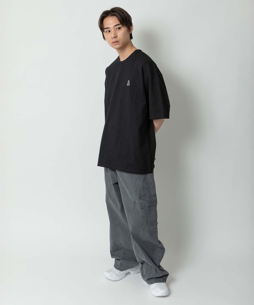 ALAND（エーランド）の「【UNISEX】ALAND／AロゴワッペンTシャツ（Tシャツ/カットソー・レディース・ブラック/ネイビー/グレー/ホワイト/ライトブルー/ピンク・LARGE/SMALL/MEDIUM）」の21枚目の写真