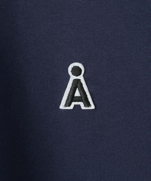 ALAND（エーランド）の「【UNISEX】ALAND／AロゴワッペンTシャツ（Tシャツ/カットソー・レディース・ブラック/ネイビー/グレー/ホワイト/ライトブルー/ピンク・LARGE/SMALL/MEDIUM）」の9枚目の写真