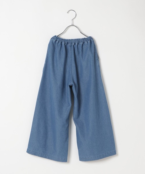 BAYFLOW（ベイフロー）の「[夏も穿ける柔らかデニム♪]ライトオンスワイドデニム(KIDS)（デニムパンツ・キッズ・ダークブルー/ライトブルー・110cm/120cm/130cm/140cm/150cm）」の11枚目の写真