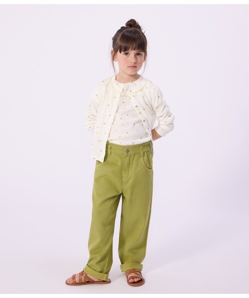 PETIT BATEAU(プチバトー)の「針抜きプリントカーディガン(カーディガン/ボレロ・キッズ・ホワイト系その他・3YEAR/4YEAR/5YEAR)」の6枚目の写真