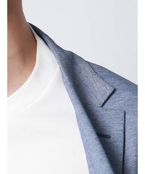 SUIT SQUARE（スーツスクエア）の「Tシャツ／半袖／ウォッシャブル／吸水速乾／UVカット／プレーティング鹿の子／無地（Tシャツ/カットソー・メンズ・ホワイト/ブラウン/ピンク/ブラック・S/M/L/LL）」の11枚目の写真