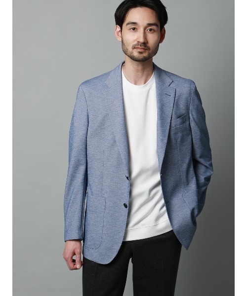 SUIT SQUARE（スーツスクエア）の「Tシャツ／半袖／ウォッシャブル／吸水速乾／UVカット／プレーティング鹿の子／無地（Tシャツ/カットソー・メンズ・ホワイト/ブラウン/ピンク/ブラック・S/M/L/LL）」の13枚目の写真