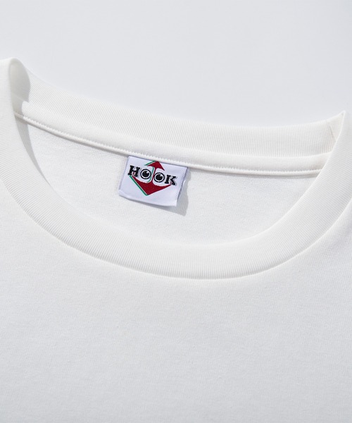 HOOK(フック)の「HOOK -original- ベアグミプリント ビッグシルエットTシャツ (SS)(Tシャツ/カットソー・メンズ・グレー/ホワイト/ブルー・L/XL/M)」の8枚目の写真