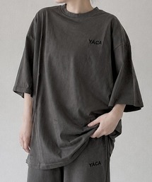 YACA（ヤーカ）の「Embroidery Logo T-shirt/エンブロイダリーロゴTシャツ【unisex item】（Tシャツ/カットソー）」